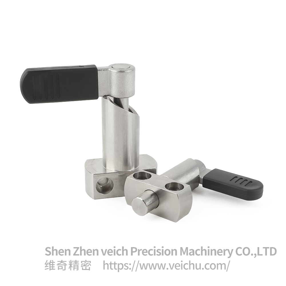 VCN226.1-BN Stainless Steel L Type Handle Indexing Plunger with Flange