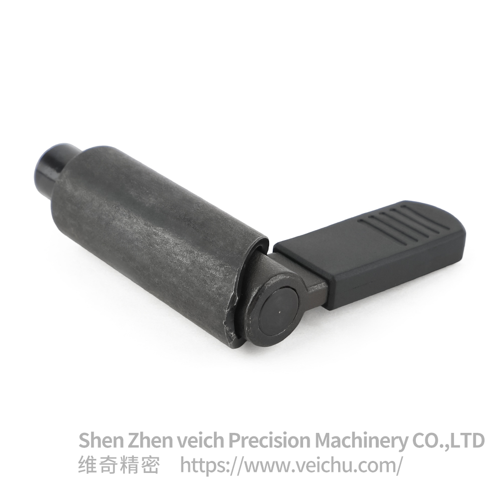 VCN228-B Carbon Steel L Type Handle Non-Threaded Indexing Plunger with Lever Cap