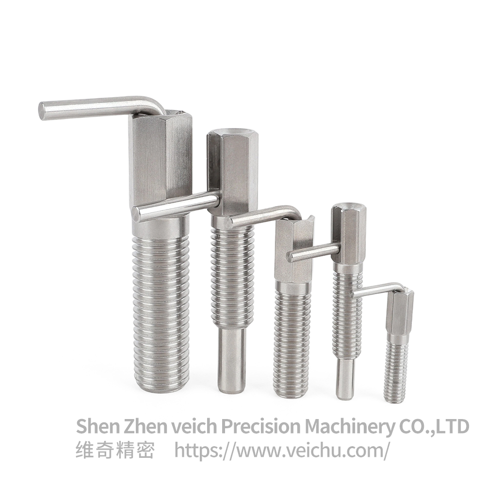 VCN233-CN Stainless Steel L-handle Type Spring Loaded Plunger