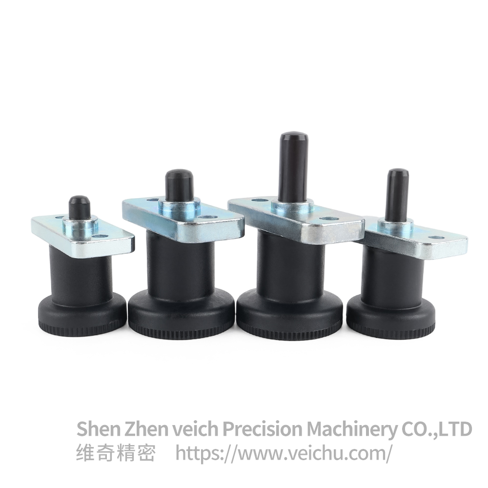 VCN232-B Return Type Carbon Steel Spring Loaded Plunger with Flange