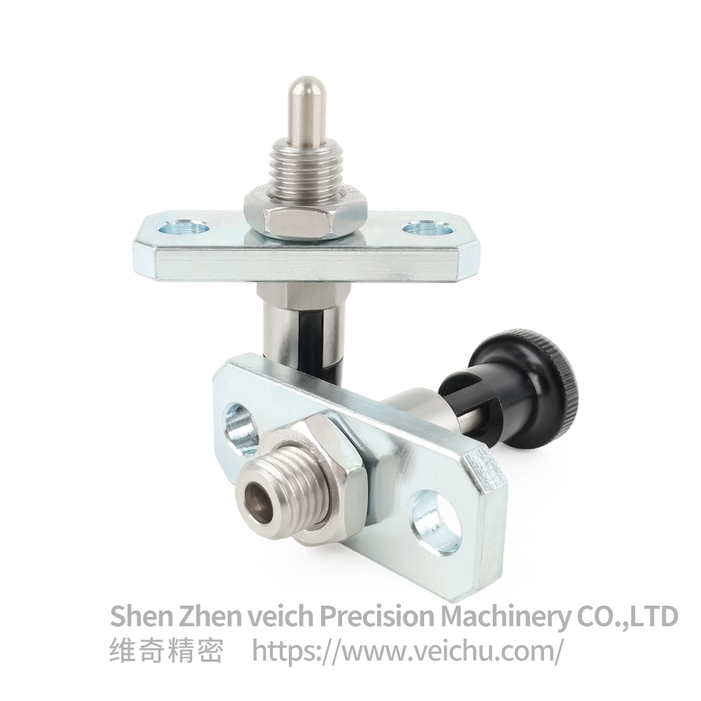 VCN242-CNK Stainless Steel Rest Position Type Spring Loaded Plunger with Flange