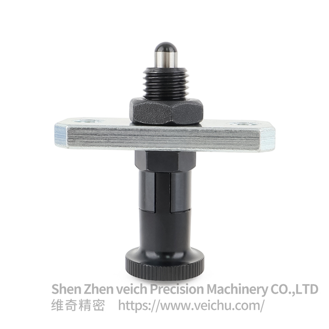 VCN242-CK Carbon Steel Rest Position Type Spring Loaded Plunger with Flange