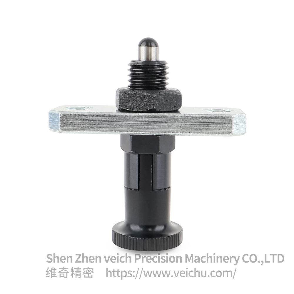 VCN242-CK Carbon Steel Rest Position Type Spring Loaded Plunger with Flange