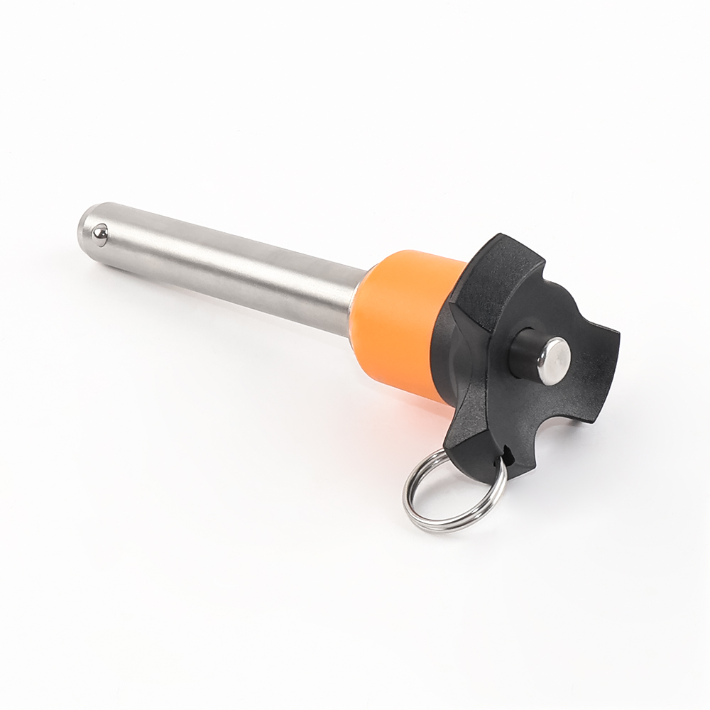 VCN120 Push Button Type Orange Knob Quick Release Pin