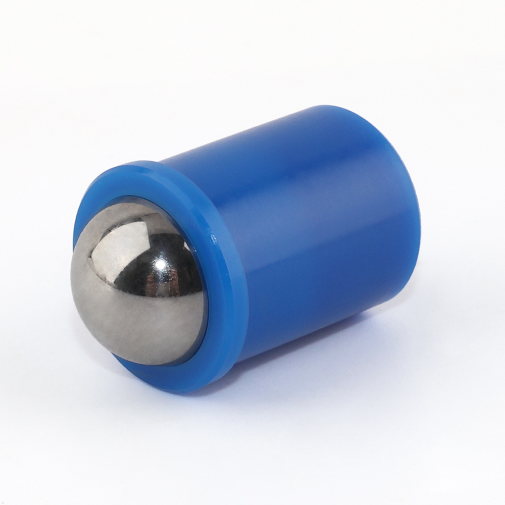 VCN410-NPS POM Ball Plunger - Press Fit,Flange