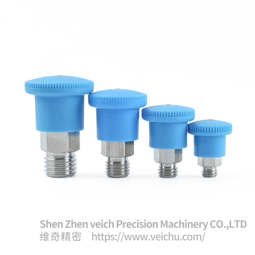 VCN218-CN /MCN Blue Handle Stainless Stee Mini Indexing Plunger