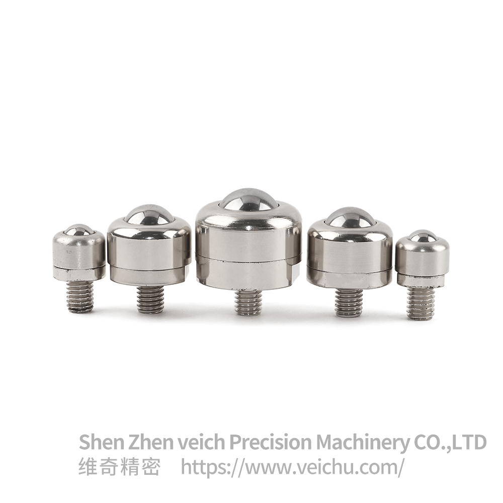 VCN335 Carbon Steel Conveyor Ball Rollers with Threaded Rod