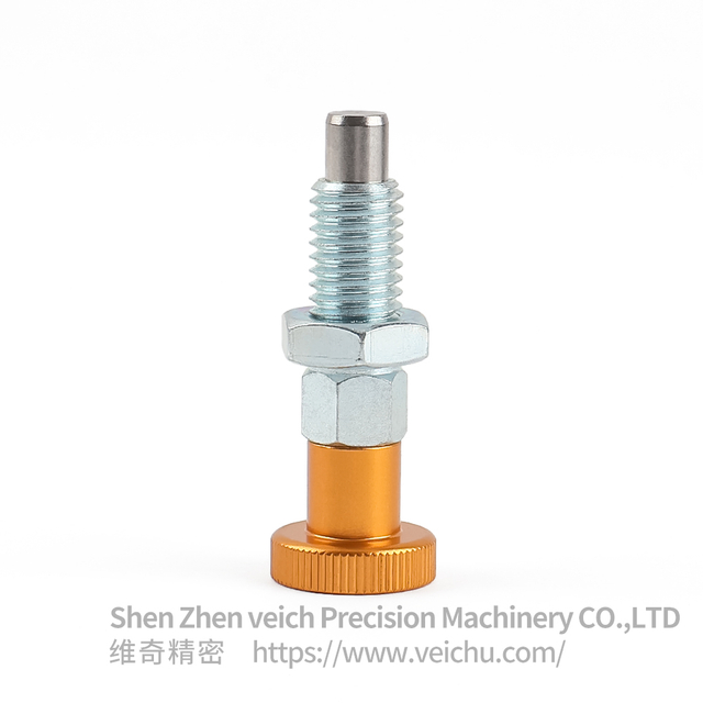VCN217-BK-Gold Stainless Steel Return Type Spring Plungers