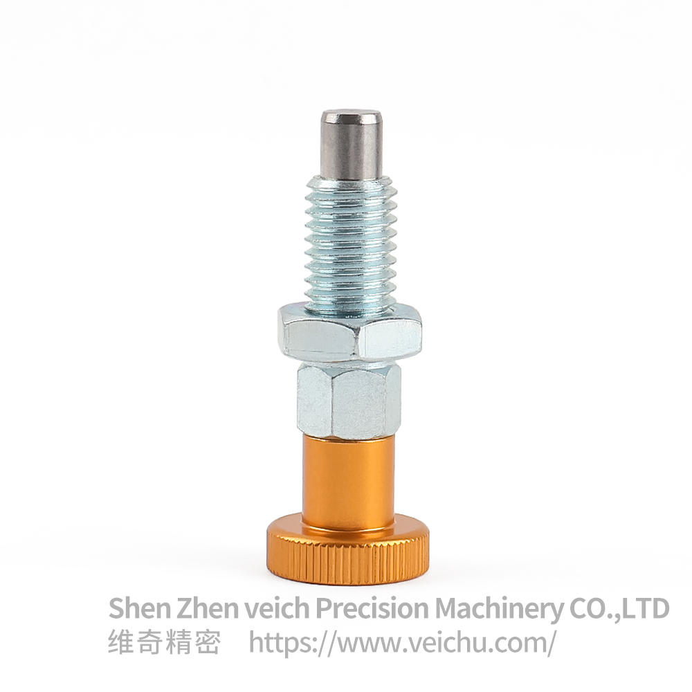 VCN217-BK-Gold Stainless Steel Return Type Spring Plungers