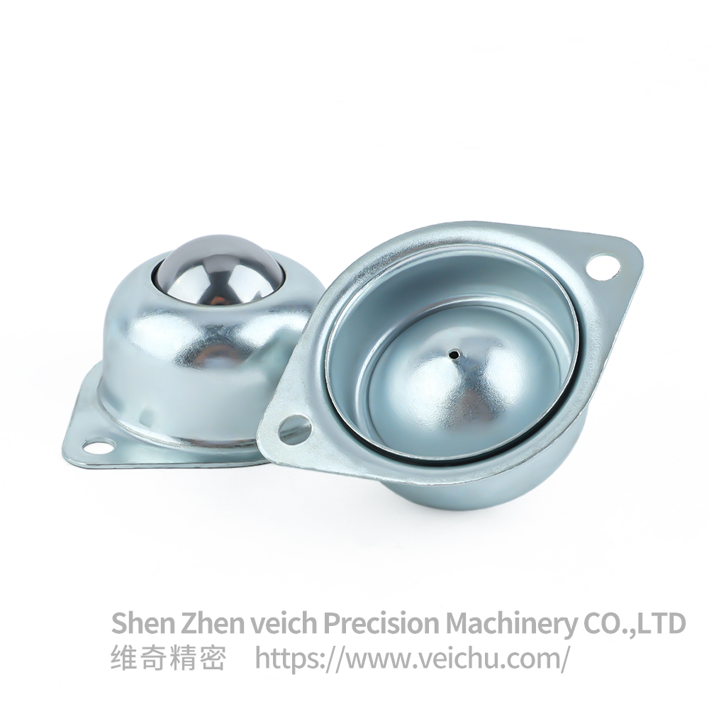 VCN348-50 Carbon Steel Conveyor Ball Rollers With dust exhaust holes