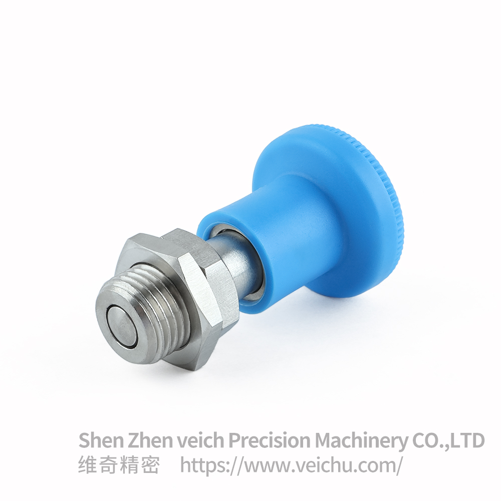VCN216-CNK-Blue Self-locking Type Spring Loaded Plunger