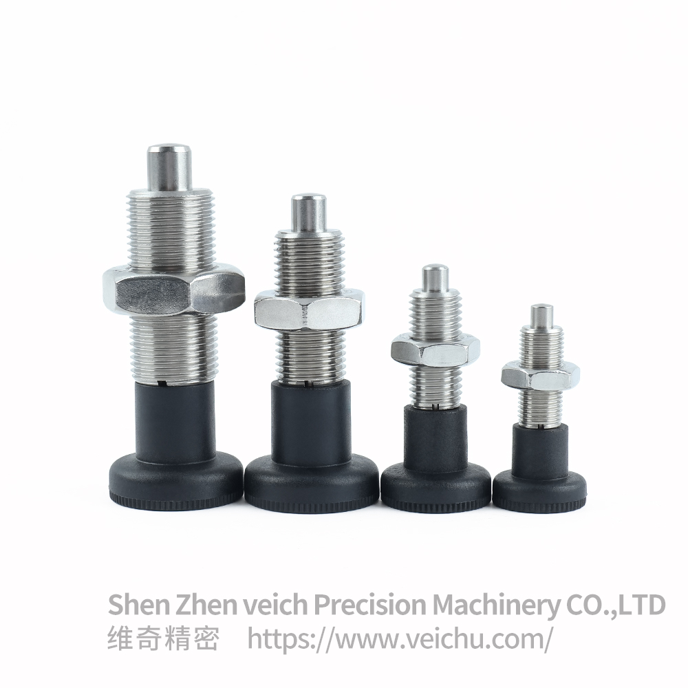 VCN219-BNK-Black Nylon Knob Precision Indexing Plunger