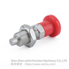 VCN221-BNK-Red Stainless Steel Nylon6 Knob Precision Indexing Plunger