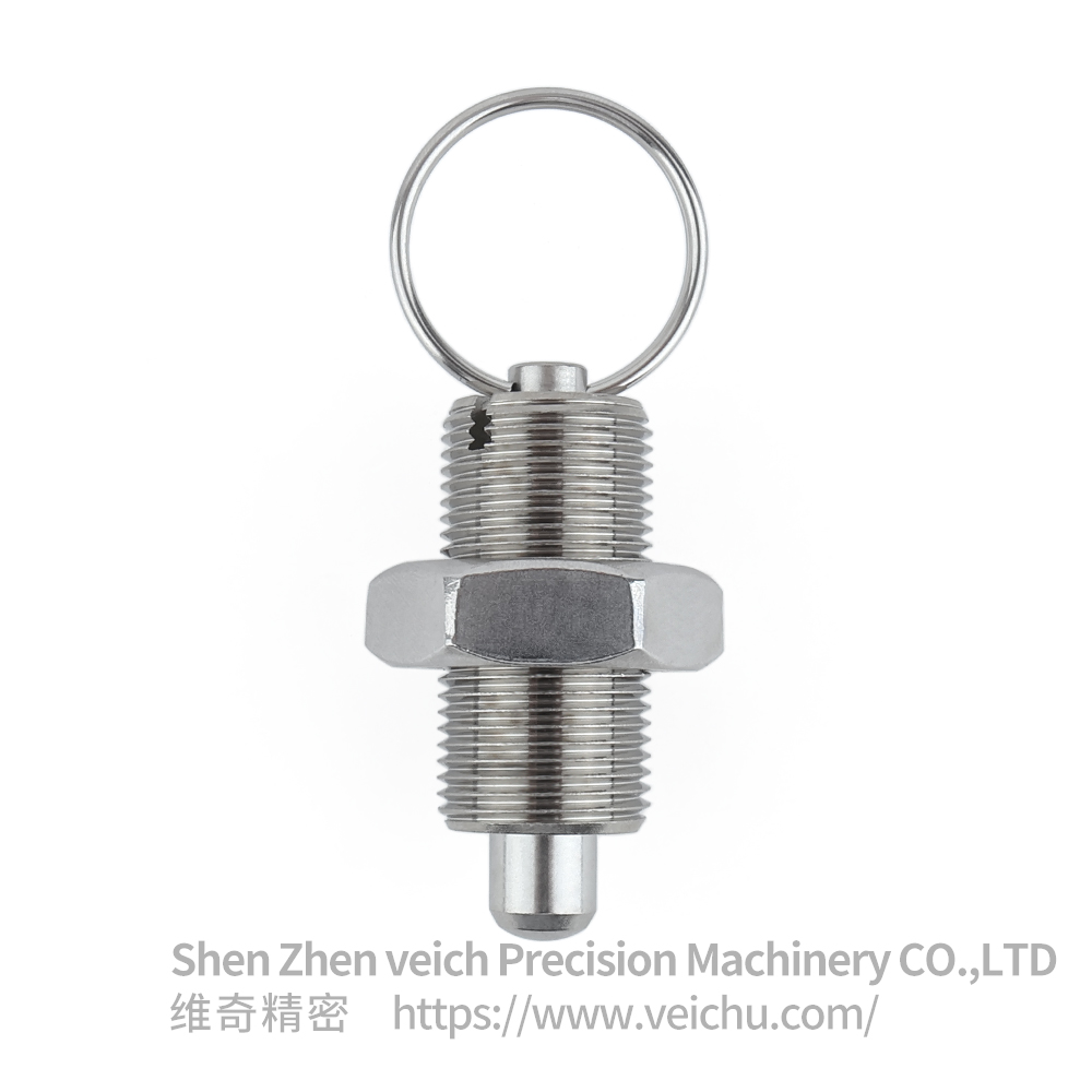 VCN236-LNK Stainless Steel Pull Ring Indexing Plunger