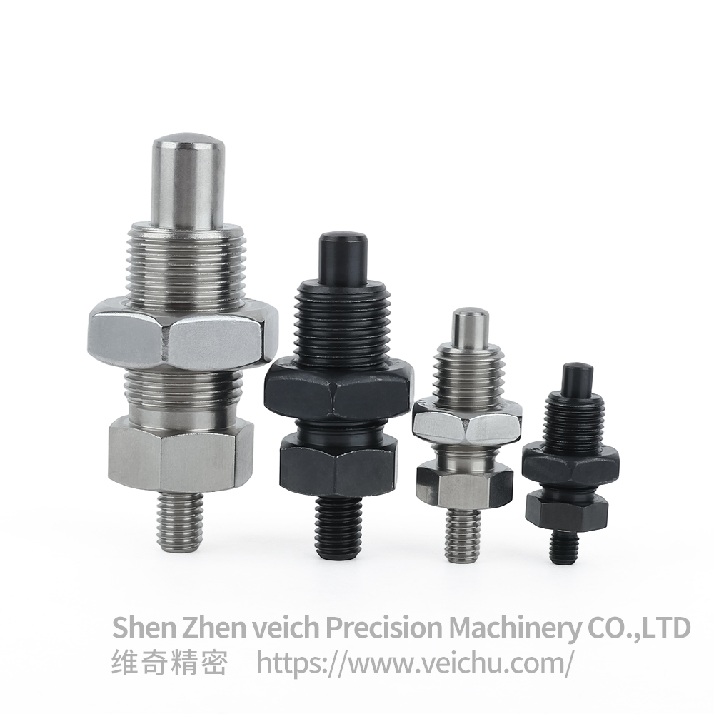 VCN223-GK- Carbon Steel Dowel Spring Loaded Plunger No Knob