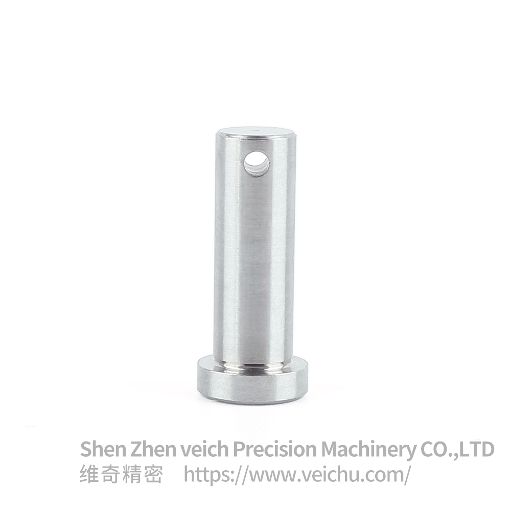 Cylindrical Flat-head Stainless Steel Custom Pins with Holes