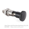 VCN210-CNK-Flat Stainless Steel Aluminum Knob Hand-Retractable Plungers