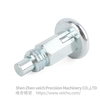 VCN231-C Rest Position Type Stainless Steel Mushroom head Hand-Retractable Plungers