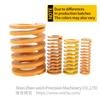TF-Ultra-light Load Yellow Alloy Steel Die Spring