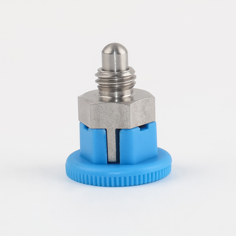 VCN213 Spring Loaded Indexing Plunger - Compact, Self-Locking Type