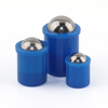 VCN410-NPS POM Ball Plunger - Press Fit,Flange