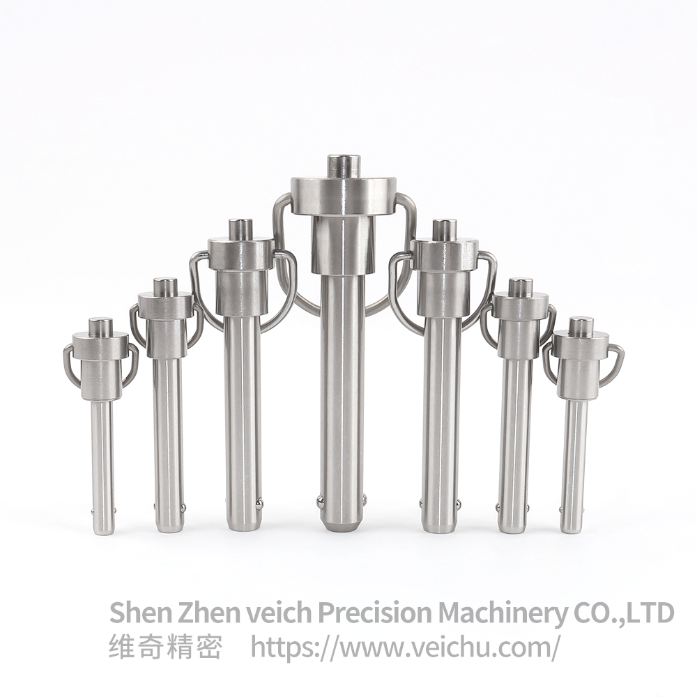 VCN112 All Stainless Steel Push Button Ball Lock Pin