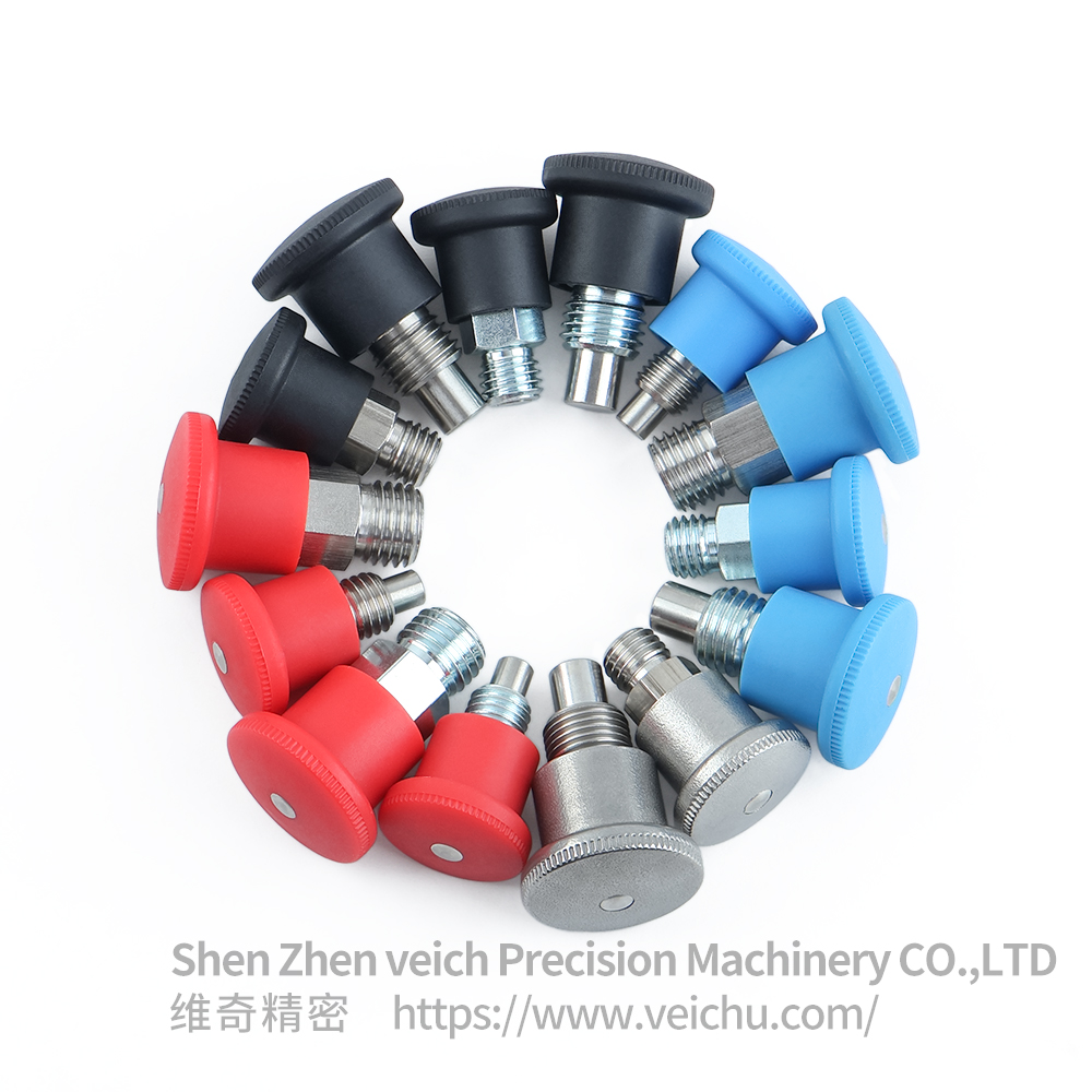 VCN218-CN /MCN Blue Handle Stainless Stee Mini Indexing Plunger