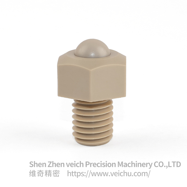 VCN324 PEEK Ball Rollers with Threaded Rod