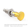 VCN217-CNK Gold Knob Stainless Steel Indexing Plungers