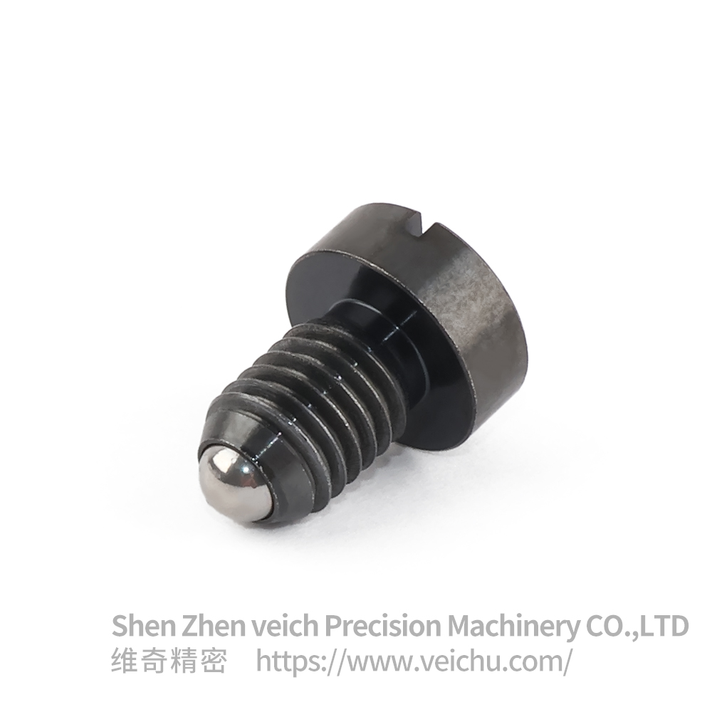 VCN417-ST Carbon Steel Ball Plunger with Single Slot