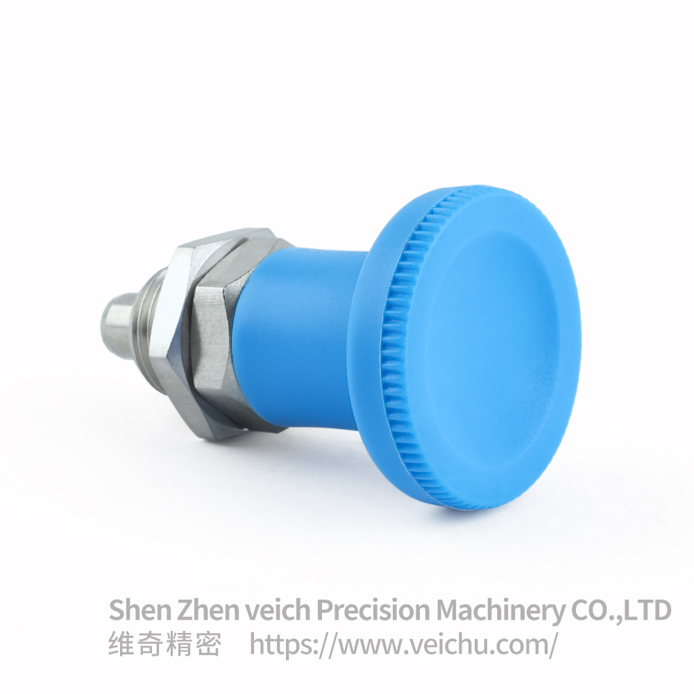 VCN216-BNK-Blue Stainless Steel Spring Loaded Plunger