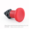 VCN216-BK-Red Carbon Steel Plastic Knob Sring plunger