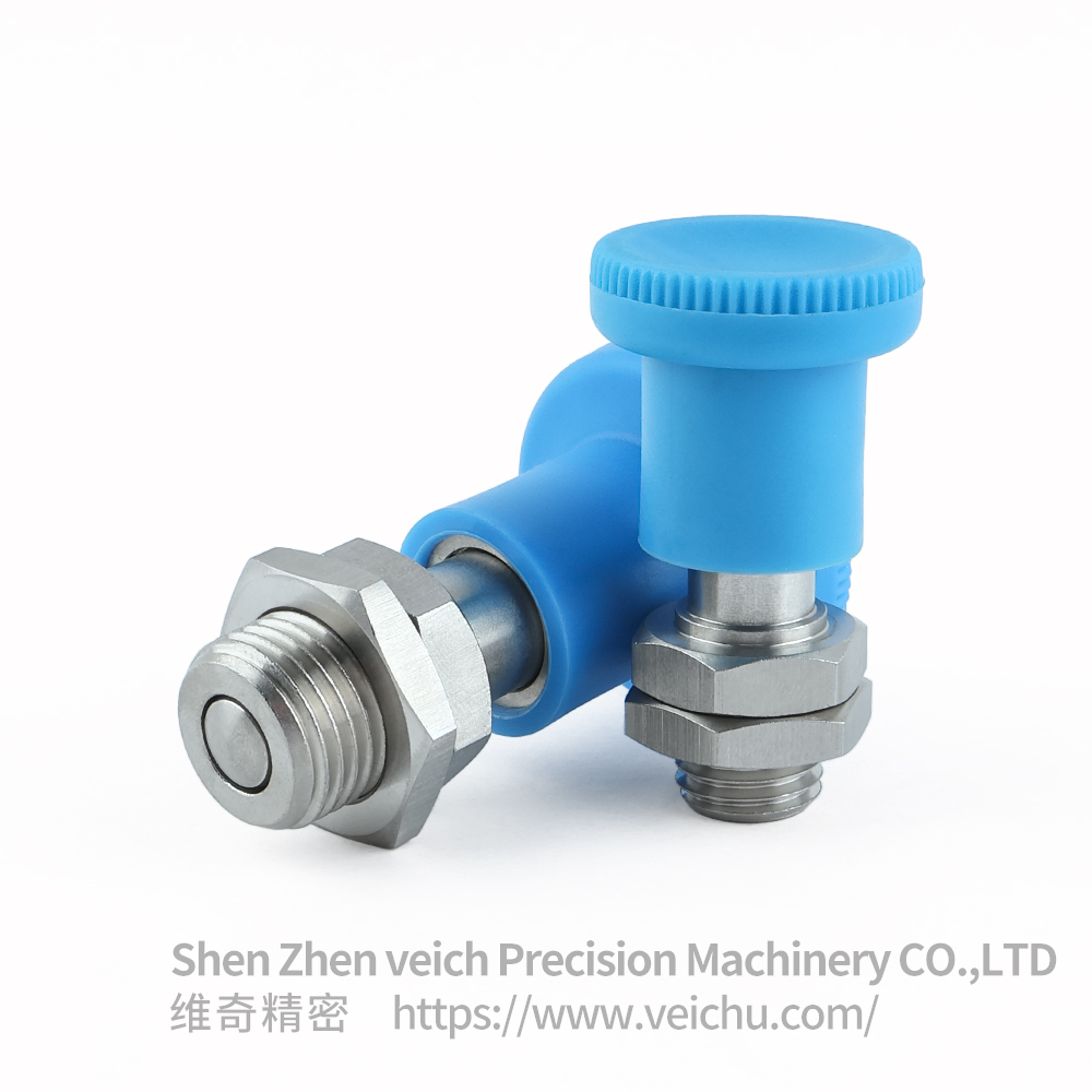 VCN216-CNK-Blue Self-locking Type Spring Loaded Plunger
