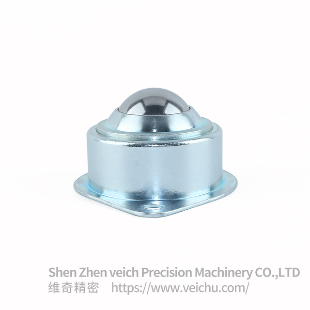 VCN348-120 Carbon Steel Conveyor Ball Rollers With dust exhaust holes