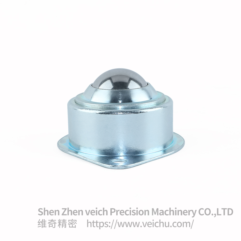 VCN348-120 Carbon Steel Conveyor Ball Rollers With dust exhaust holes
