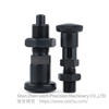 VCN221-CK-Black Carbon Steel Nylon 6 Knob Spring Detent Plungers