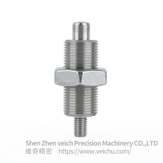 VCN222-GNK- Stainless Steel Precision Indexing Plunger without Knob