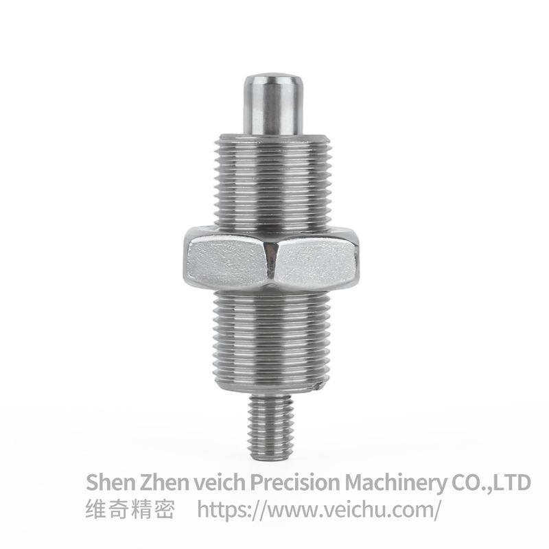 VCN222-GNK- Stainless Steel Precision Indexing Plunger without Knob