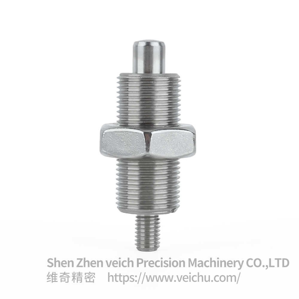 VCN222-GNK- Stainless Steel Precision Indexing Plunger without Knob