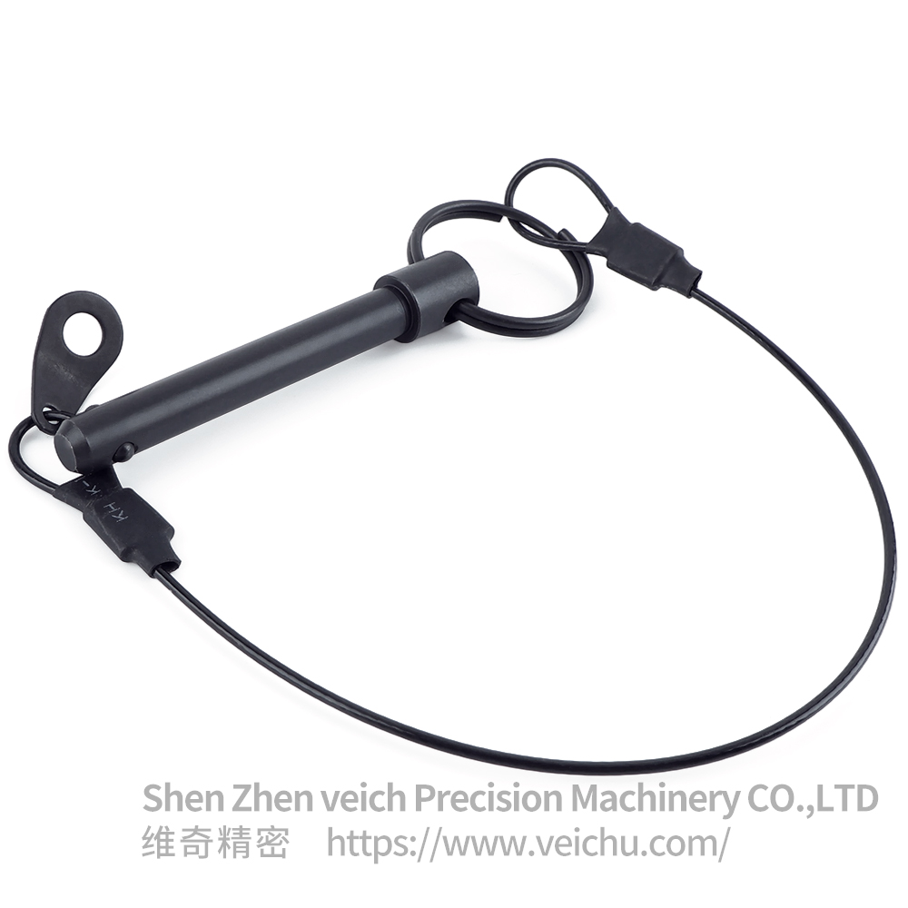  Stainless Steel Black Oxide Pull-ring Type Quick release lock pin