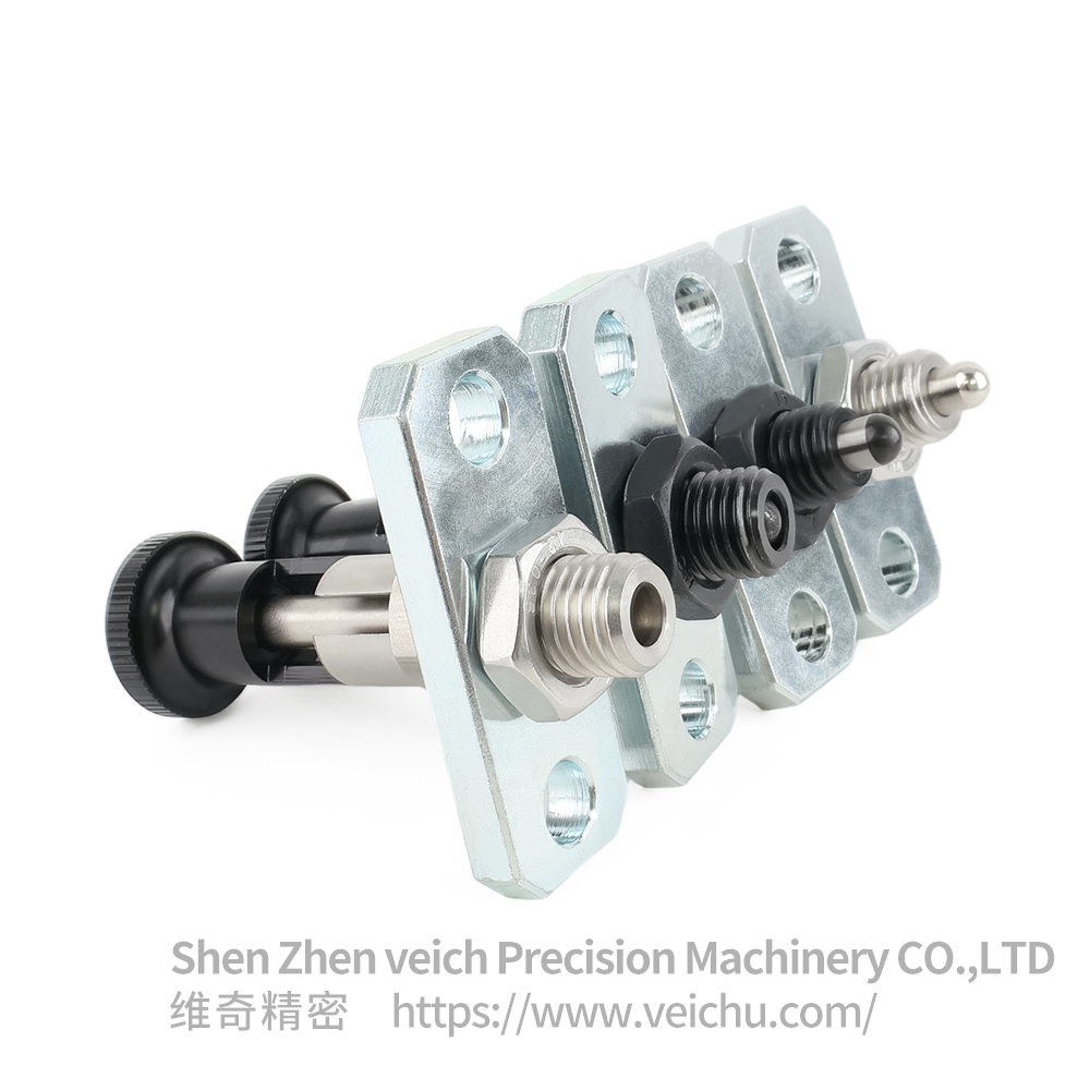 VCN242-CNK Stainless Steel Rest Position Type Spring Loaded Plunger with Flange