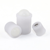 VCN410 White POM Ball Plunger - Press Fit,Flange