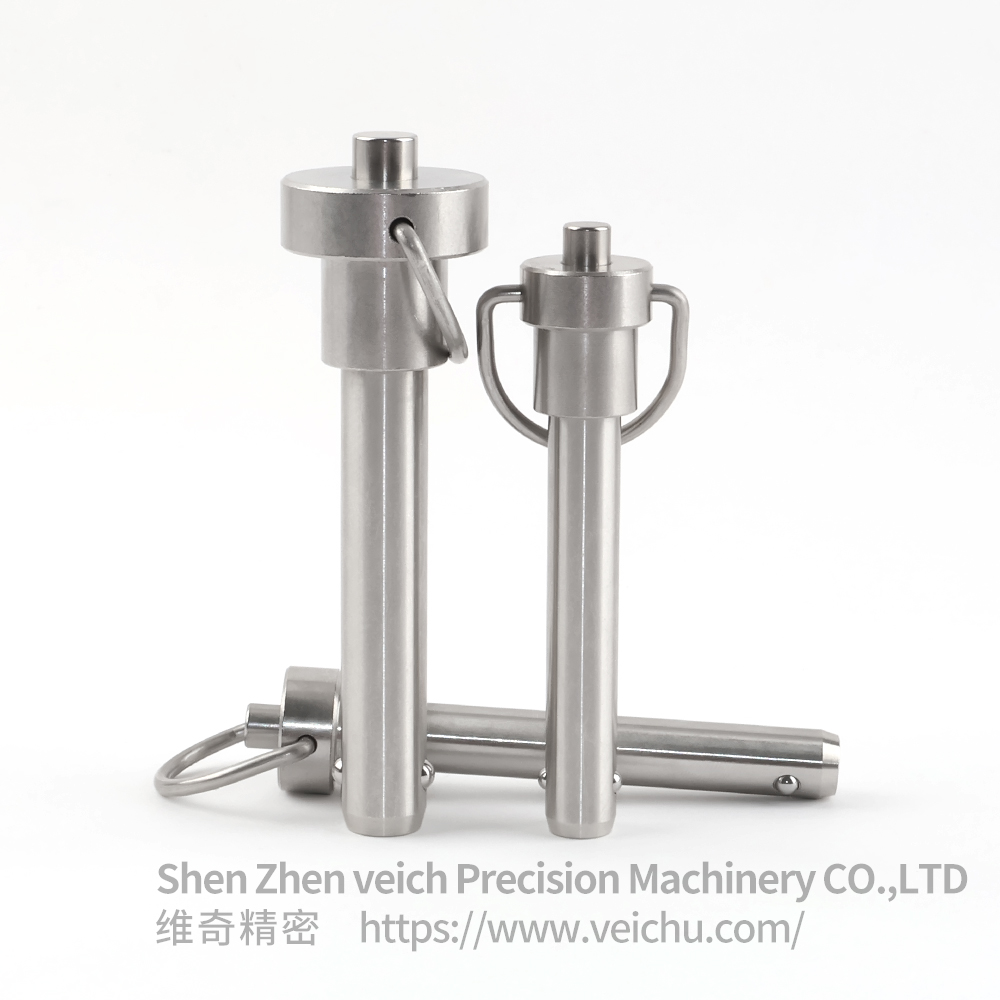 VCN112 All Stainless Steel Push Button Ball Lock Pin