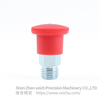 VCN218-C/MC Red Handle Carbon Steel Dowel Spring Loaded Plunger