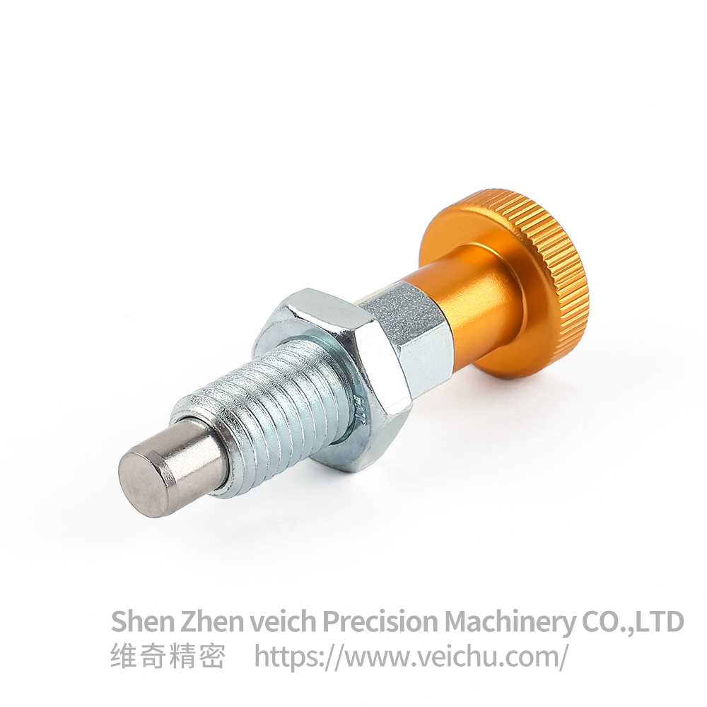 VCN217-BK-Gold Stainless Steel Return Type Spring Plungers