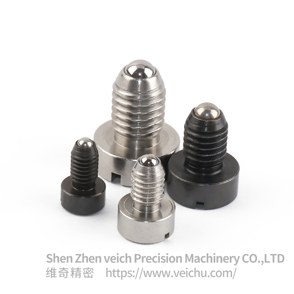 VCN417-ST Carbon Steel Ball Plunger with Single Slot