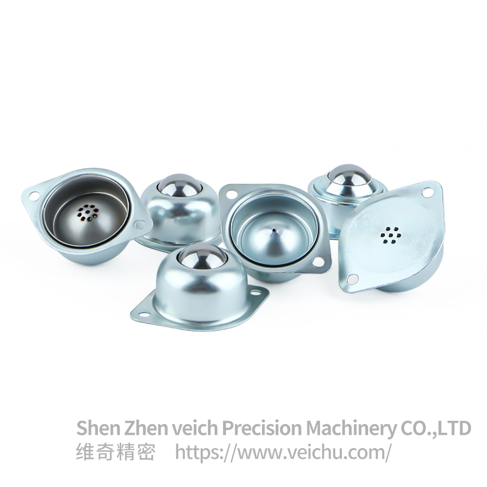 VCN348-50 Carbon Steel Conveyor Ball Rollers With dust exhaust holes