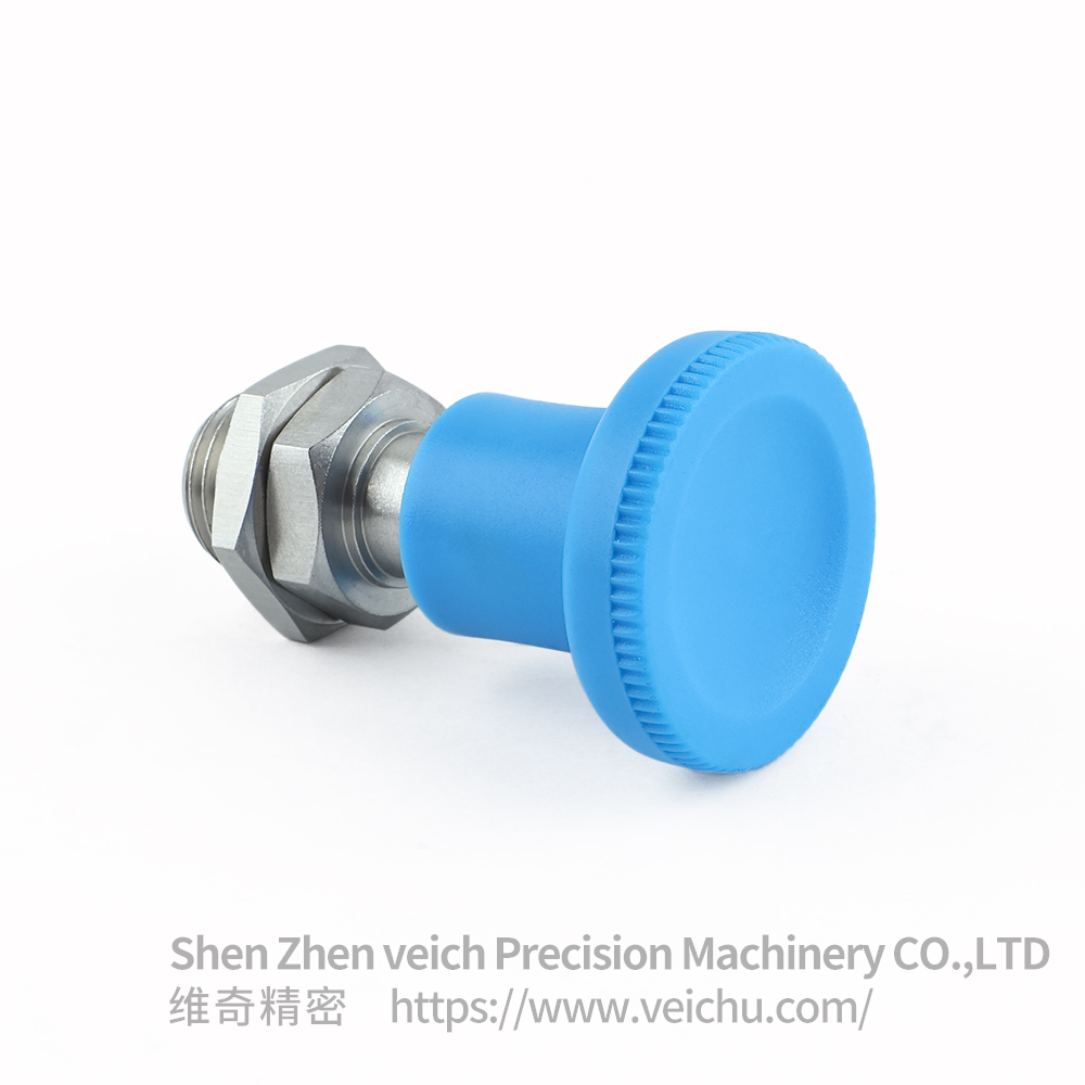 VCN216-CNK-Blue Self-locking Type Spring Loaded Plunger