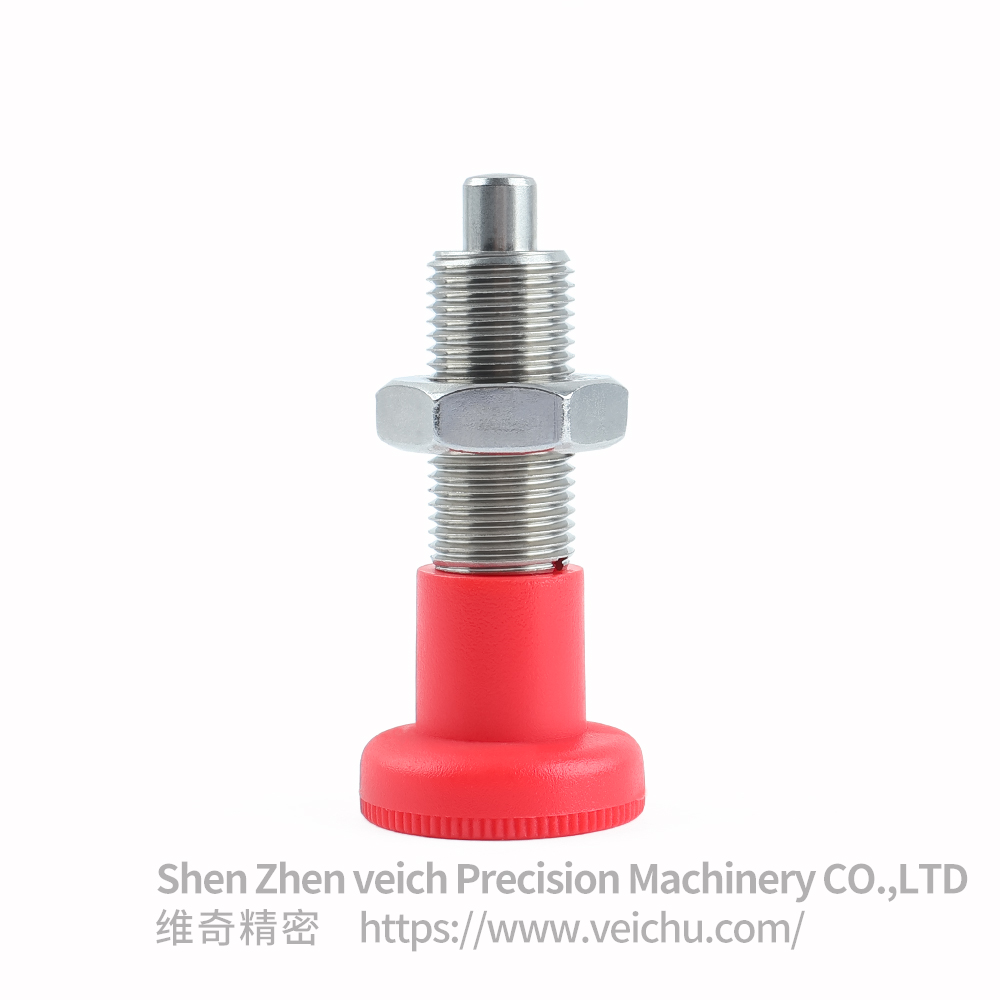 VCN219-BNK-Red Nylon Knob Precision Indexing Plunger
