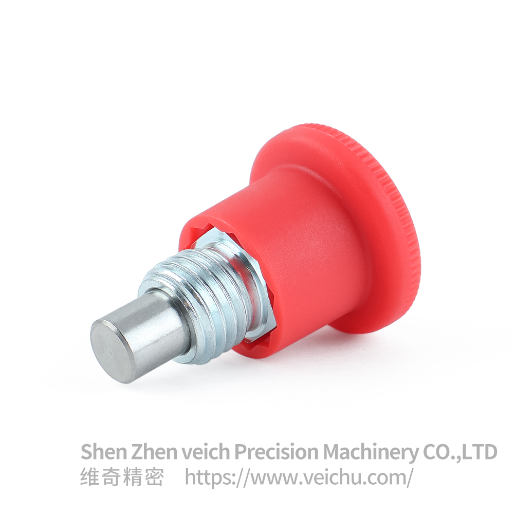 VCN218-B/MB Red Handle Carbon Steel Mini Spring Detent Plungers